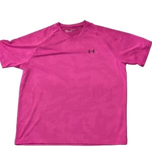 Under Armour Magenta Pink Camo Running Tee Size XL